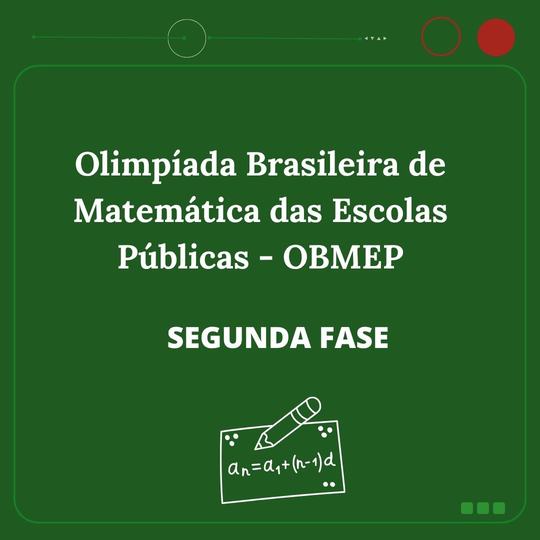 OBMEP - segunda fase - IF cang