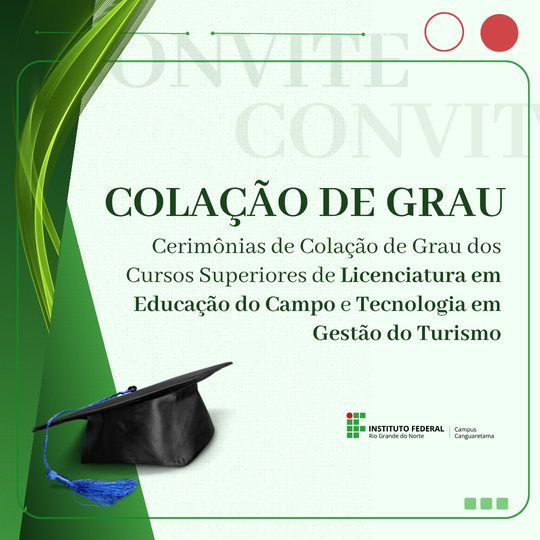 Colação de grau - cursos superiores