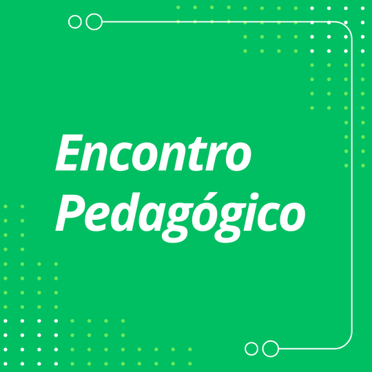 Encontro pedagógico - Capa de notícia