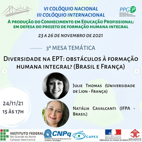 3ª Mesa Temática - PPGEP