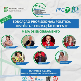 Roda de conversa de encerramento