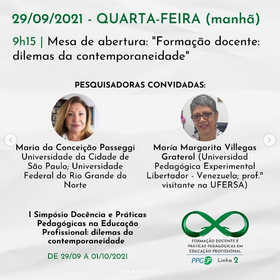 Conferência de Abertura – Formação Docente: dilemas da contemporaneidade