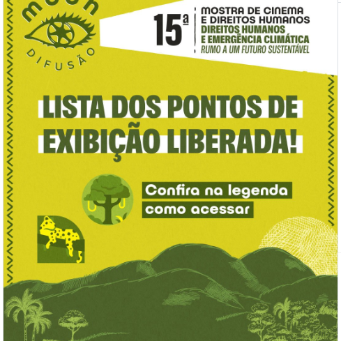 15ª Mostra de Cinema e Direitos Humanos divulga pontos confirmados de exibição, entre eles o IFRN Campus Parnamirim