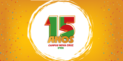 Card - Evento de 15 anos do Campus Nova Cruz