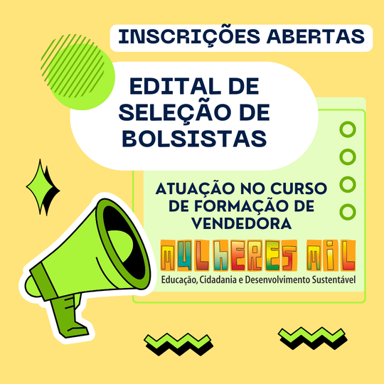 Seleção bolsista mulheres mil