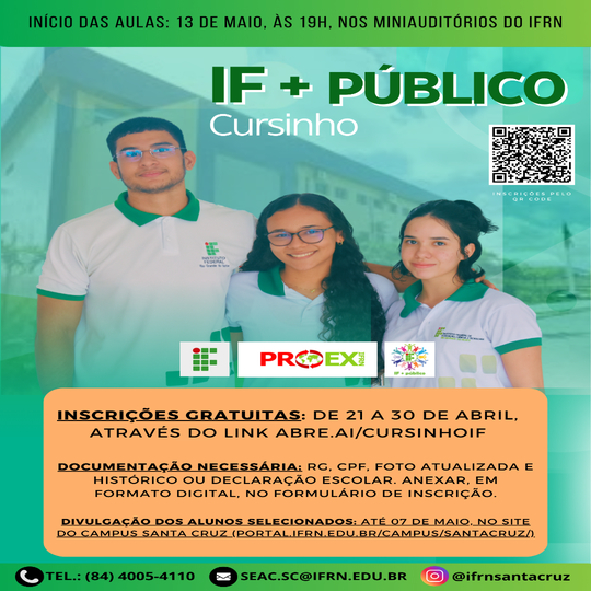 Cursinho IF + público 2025