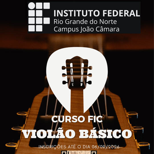 Cartaz Curso FIC de Violão Popular
