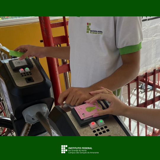 Catracas de acesso ao Campus