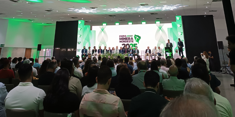 Cerimônia de abertura da Expo Minera Nordeste