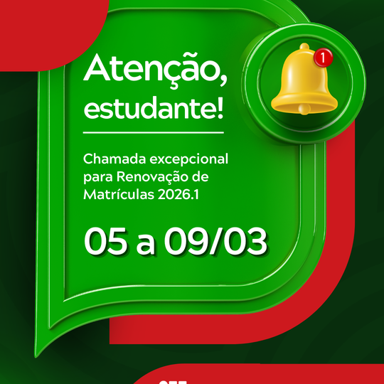 Chamada Excepcional 2026.1