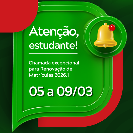 Chamada Excepcional 2026.1