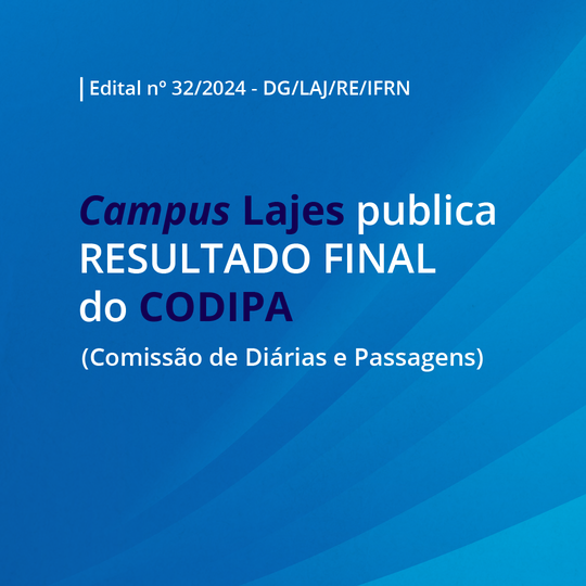 Resultado Codipa - Lajes - 2024