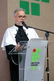 Prof. José Arnóbio de Araújo Filho, Reitor do IFRN, durante seu discurso.