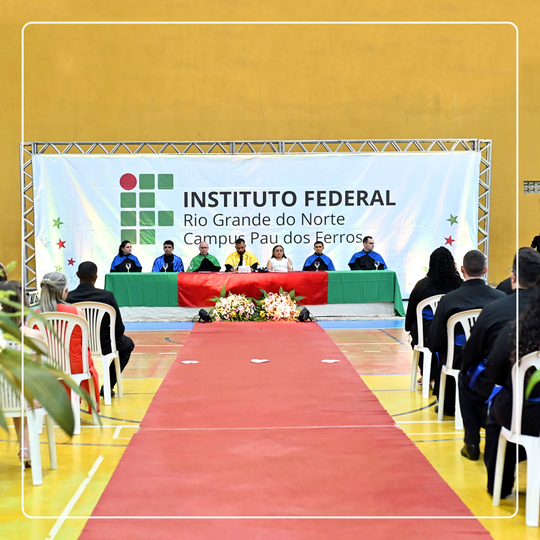 Colação de Grau formandos 2025.2 Pau dos Ferros.