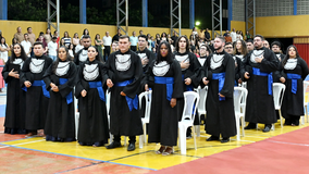 Formandos das graduações em Agroindústria, Análise e Desenvolvimento de Sistemas e Química.