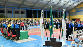 Cerimônia reuniu mais de 300 pessoas no ginásio poliesportivo do IFRN em Pau dos Ferros.