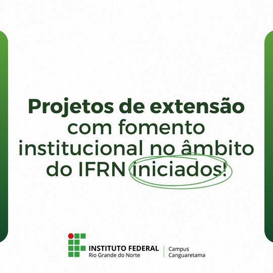 Projetos de extensão