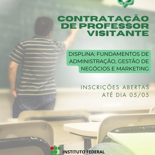 Concurso professor visitante Lajes
