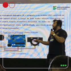 Estudantes do IFRN no Congresso da Liga Contra o Câncer