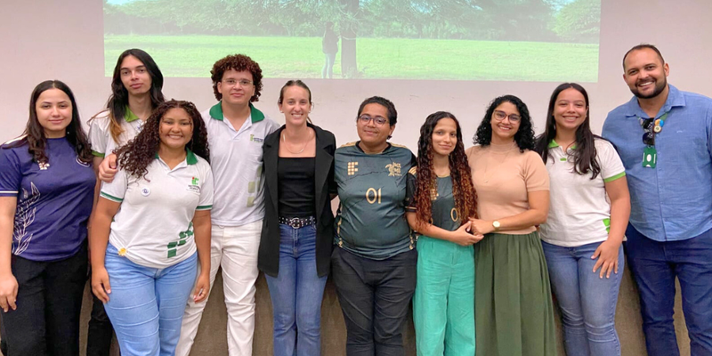 Palestra da professora falou sobre desertificação - Foto: cedida
