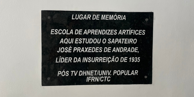 Escola de Aprendizes Artífices passou a funcionar no prédio em 1914 - (Foto: Vitor Sousa)