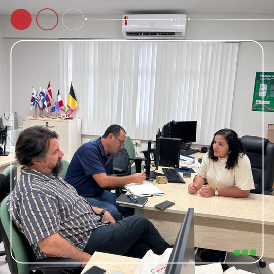 Visita dos professores da UVM