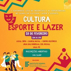 Cultura, esporte e lazer