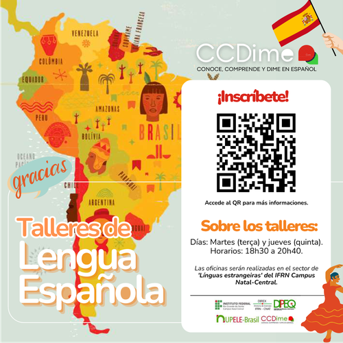 Arte para ilustrar matéria com um mapa e um qrcode com informações abaixo