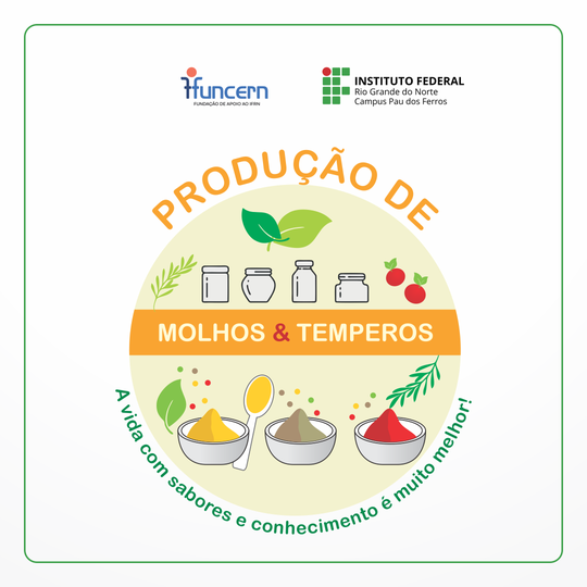 Curso de Qualficação Produção de Molhos & Temperos Pau dos Ferros