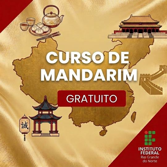 Curso de Mandarim - Peça gráfica