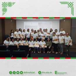 Curso de bordado ofertado pelo Campus Natal - Zona Norte