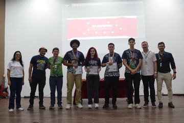 Premiação da Olimpíada Mandacaru de Matemática / Foto: Ana Moreira