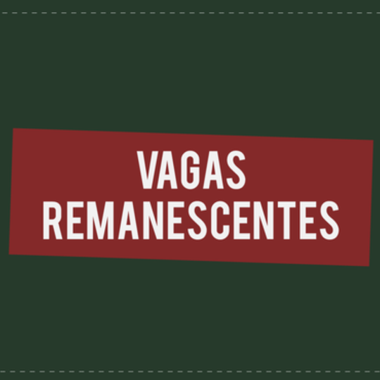 Vagas remanescentes