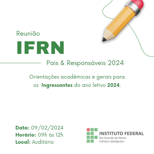 Reunião de pais - Ipanguaçu - 09-02-2024