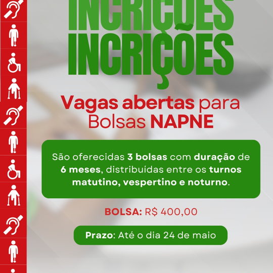 Divulgação das bolsa técnicas - NAPNE