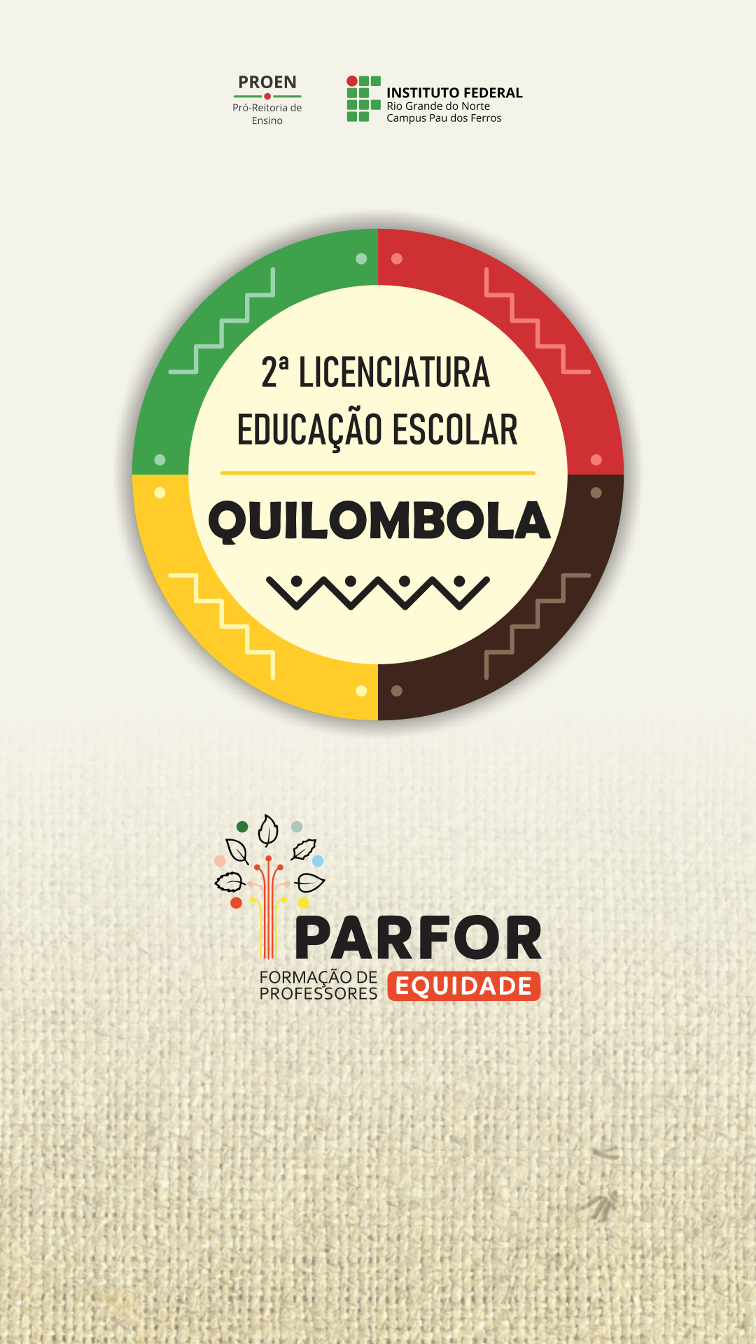 Destaque Segunda Licenciatura em Educação Escolar Quilombola Pau dos Ferros