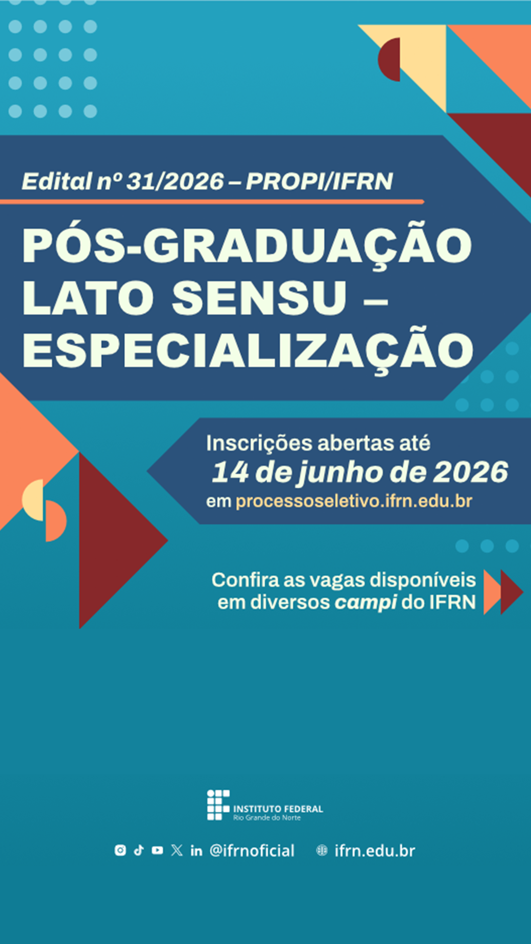 Pós Graduação 2026