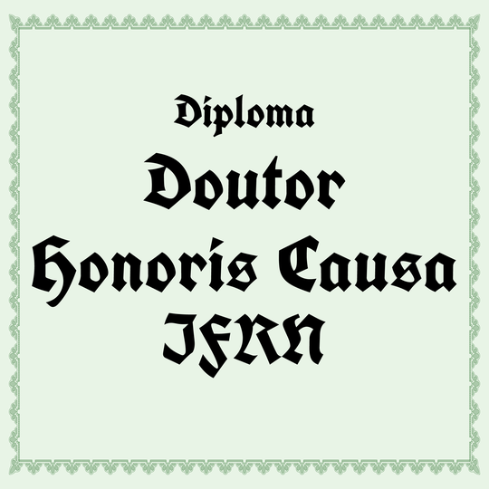 Diploma Doutor Honoris Causa - Matéria-01