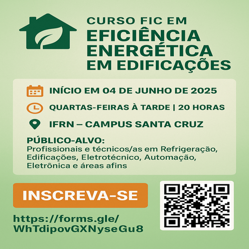 Curso FIC Eficiência Energética em Edificações realizado em Santa Cruz