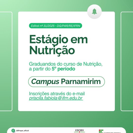Estágio Nutrição