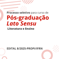 Abertas inscrições para Especialização em Literatura e Ensino