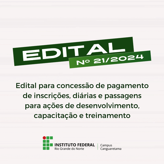 Edital N 21/2024