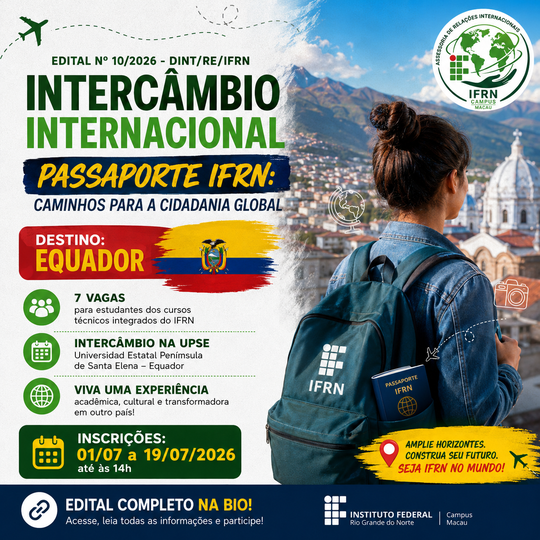 Internacionalização - edital 10/2026