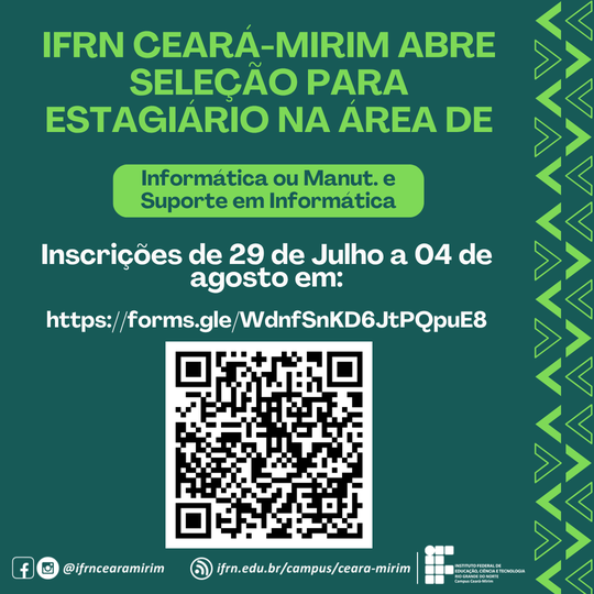 Edital 23/2025 - Estágio Informática