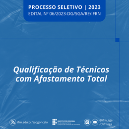Edital 6-2023 Qualificacao tecnicos SGA