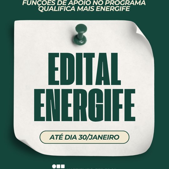 Edital EnergIFE 2026 - Campus Lajes