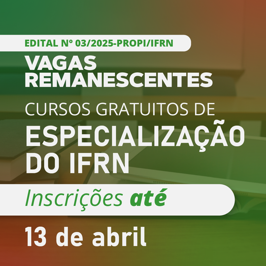 Edital nº3 _Vagas Remanescentes_Portal