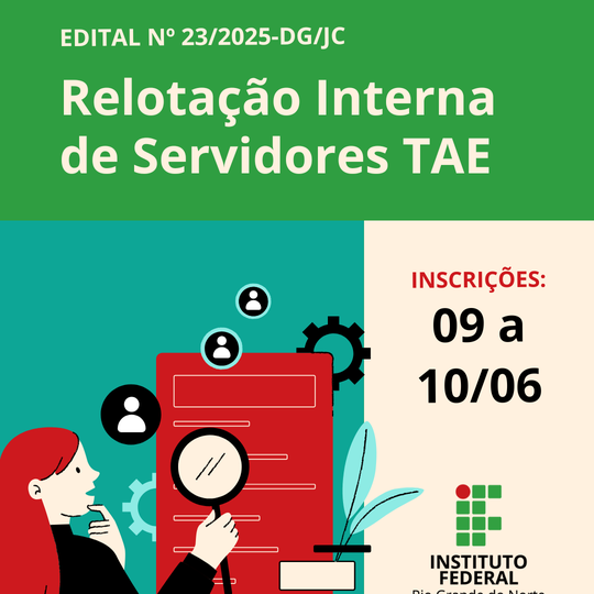 Edital relotação TAE