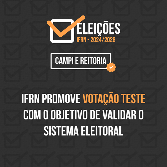 Eleições [votação teste]