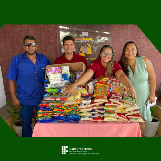 Entrega doações Semadec